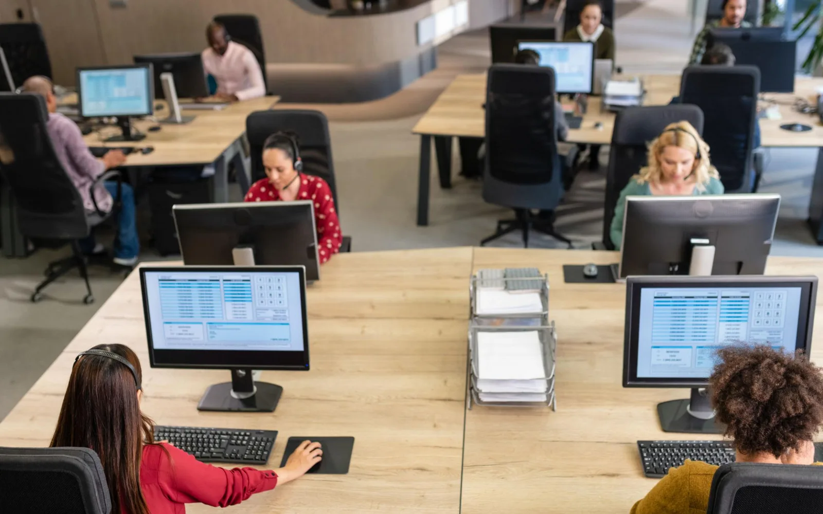 Visual de referencia del proyecto Call Center Freedom 24