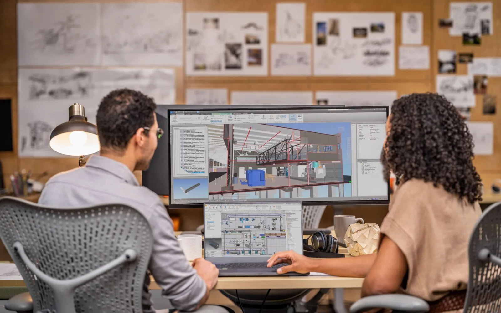 Modelo BIM con coordinacion de sistemas electricos